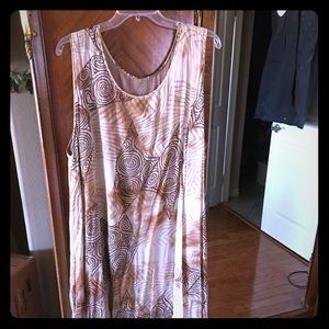 Sassy swing safari dress. It’s reversible.